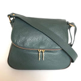 CARISSA - Bottle Green/Dark Brown