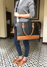 GABY - Black/Cuoio